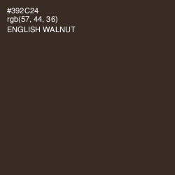 #392C24 - English Walnut Color Image